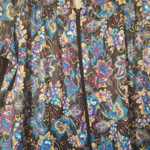 Essential Needs Womens  Night Dress With Front Zip And Sleeves - Picture 2 of 11